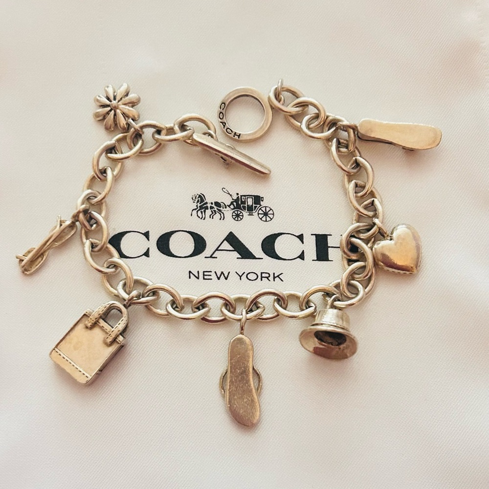 EXTREMELY RARE Coach Charm Bracelet - Picture 12 of 13